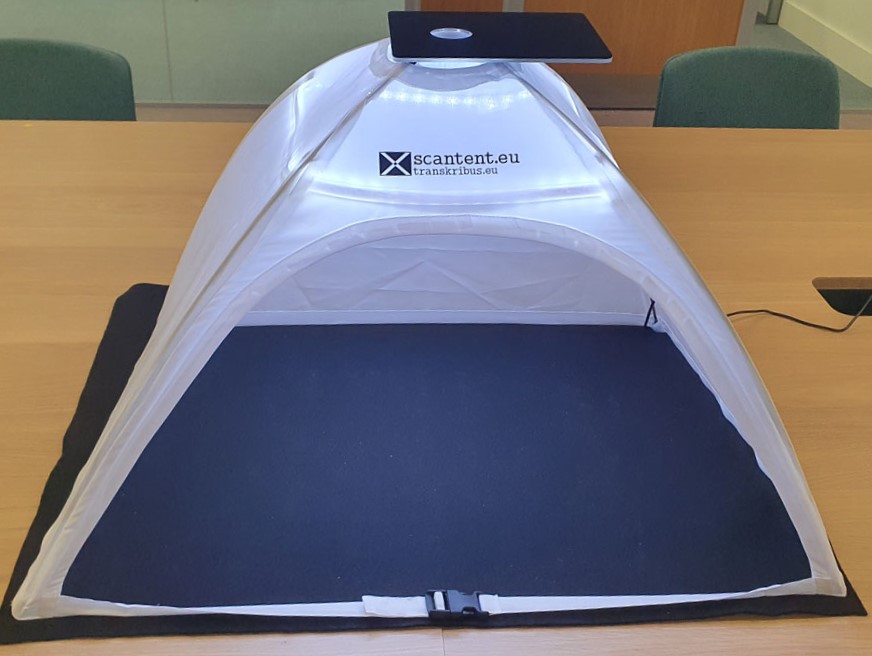 image of a bnf scan tent